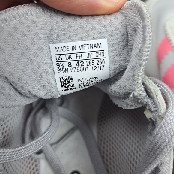 Womens Adidas Originals I-5923 Size 9.5 Gray Chalk Pink Athletic Running Shoes - Picture 8 of 10